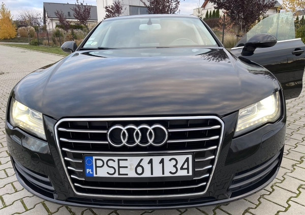 Audi A7 cena 62500 przebieg: 255000, rok produkcji 2012 z Śrem małe 781